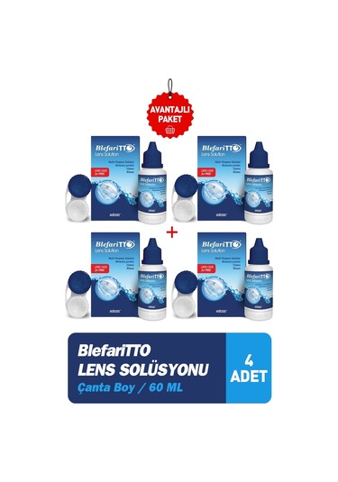 Blefaritto Lens Solüsyonu 60 Ml 4 Adet