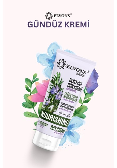 Elvons Biberiye Yağı Özlü Besleyici Gündüz Kremi 75 ML