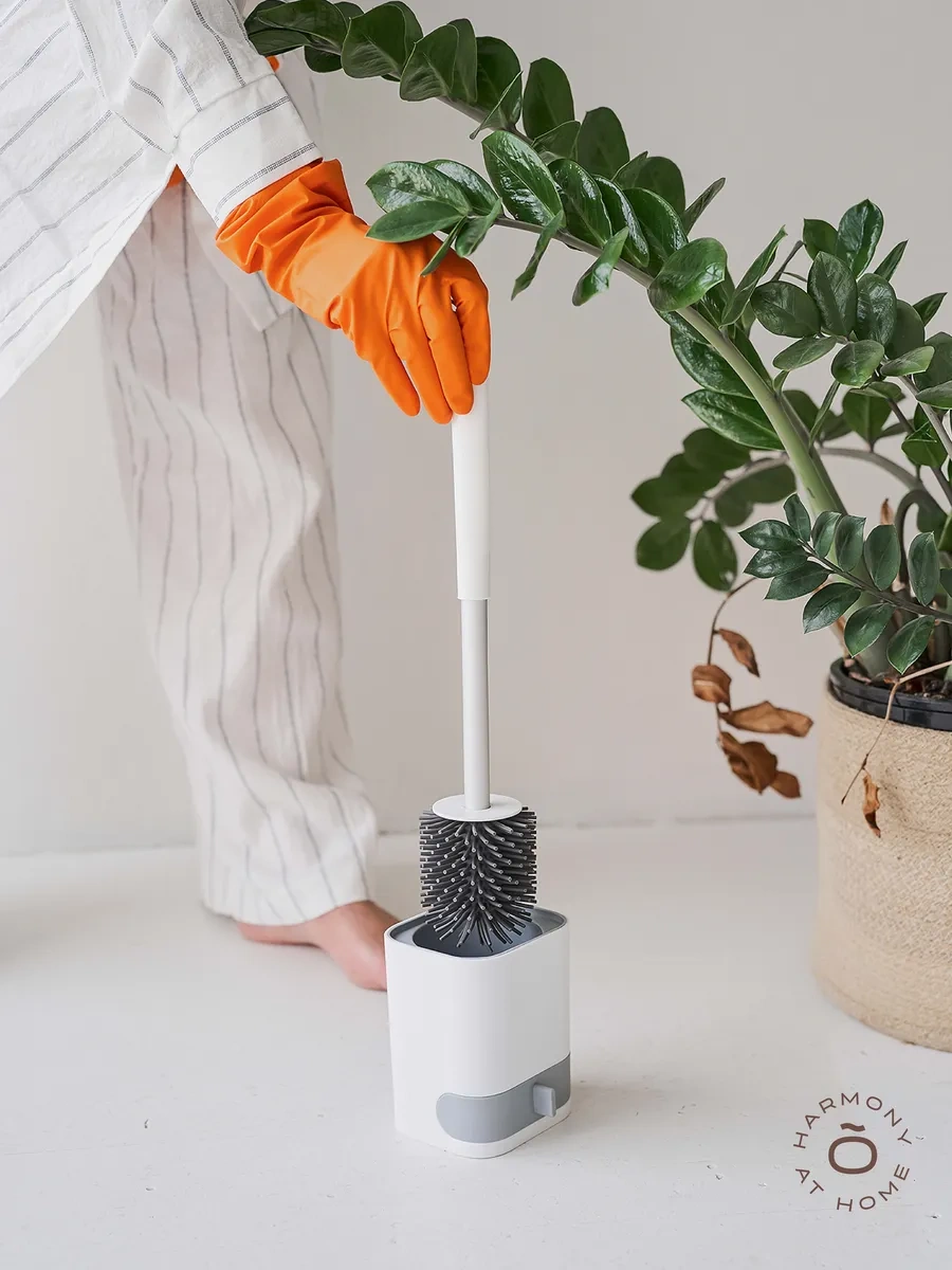 Tohomu Skılı Silikon Tuvalet Fırçası 390941439 Gri