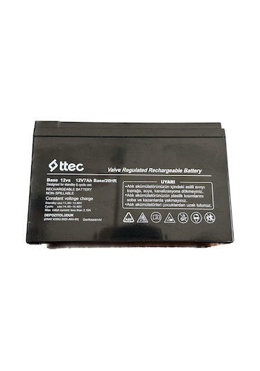 Ttec 12v 7ah Kuru Akü
