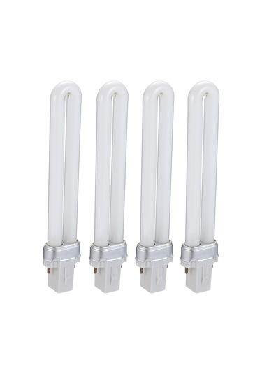 Yunboo 4 Adet 9w Uv Led Tüp 365+405nm Çift Işık Kaynağı Hızlı Kürleme Manikür Makinesine Takılmalı Diğer