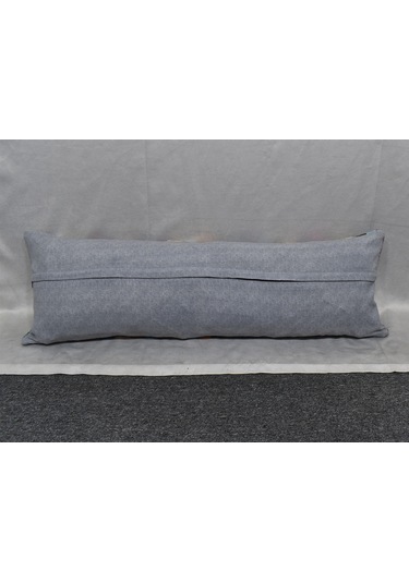 Zehra Abla Halı Yeni El Dokuma Dekoratif Lumbar Kilim Kırlent Yastık Kılıfı 6691 Çok Renkli