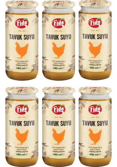 Fide Tavuk Suyu 6 x 480 ML