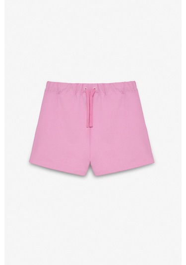 Ethıquet NUA Kadın Esnek Kumaşlı Kordonlu Comfort Fit Pembe Şort