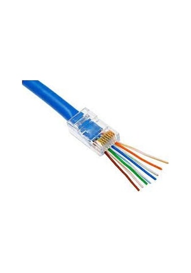 Nova RJ45 Cat6 Açık Uçlu Delikli Konnektör 100'lü