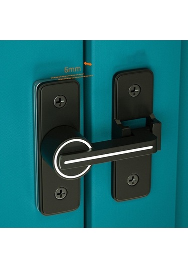 Besthome1 Suntek Bahçe Penceresi İçin Dönenebilen Kapı Mandalı 180 Derece, Garaj Kullanımı, Farklı Renklerde, Standart Boyutta