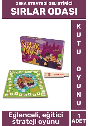 Özel Tasarım Eğlenceli Eğitici Zeka Strateji Becerisi Geliştirici Kutu Oyun Takımı Sırlar Odası