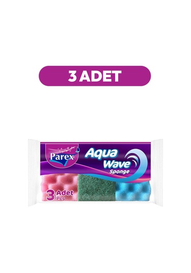 Aquawave 3'lü Bulaşık Süngeri Üçlü Paket