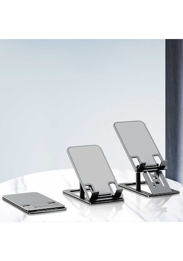 Zore H8 Tablet Telefon Standı-Gri