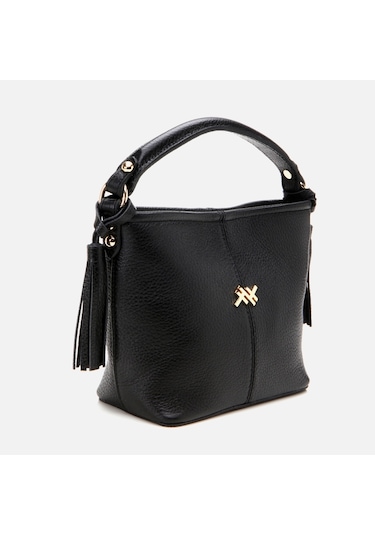 Hotiç Hakiki Deri Siyah Kadın Mini Çapraz Çanta 03cah297040a100 Siyah-black Siyah