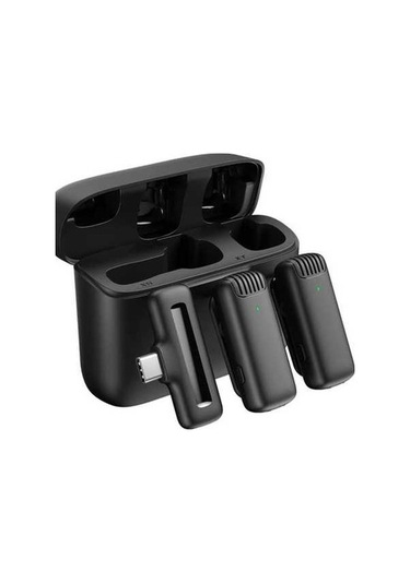 Wondernest Type-c / Usb-c Kablosuz Yaka Mikrofonu, Şarj Kutulu Kolay Kullanım