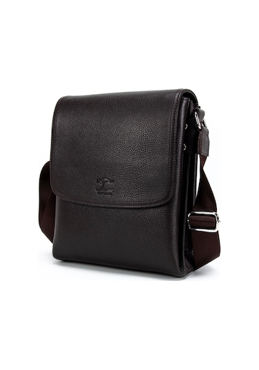 Postacı Hakiki Deri Büyük Boy Askılı Omuz Çanta Kangaroo K. 3122K