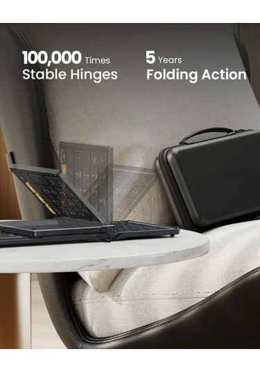 Protoarc Xkm01 Bluetooth Katlanabilir Klavye Ve Fare Black