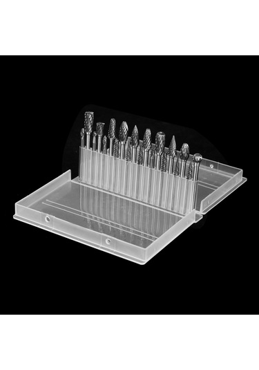 Xindoker 20 Adet Tungsten Carbide Testere Dişli Ahşap File Seti - Farklı Tip Ve Boyutlar, Plastik Kutu İle
