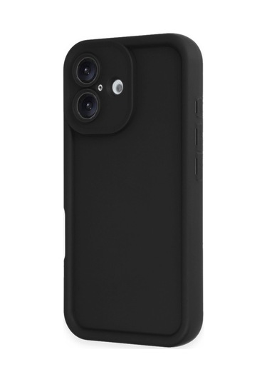 İphone Uyumlu 16 Kılıf Viera Seri Silikon Kapak Siyah