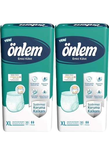 Önlem Emici Külot Hasta Bezi XL 2 x 30'lu