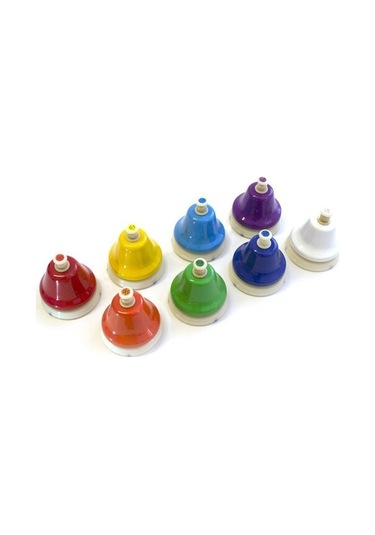 Hand Bells - Renkli Nota El Zili Seti - 8 Nota C Do