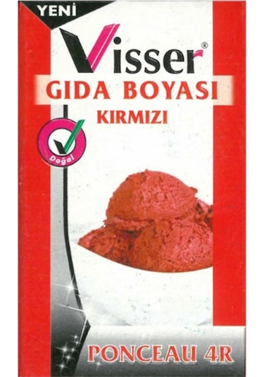 Visser Toz Gıda Boyası Kırmızı 9 G