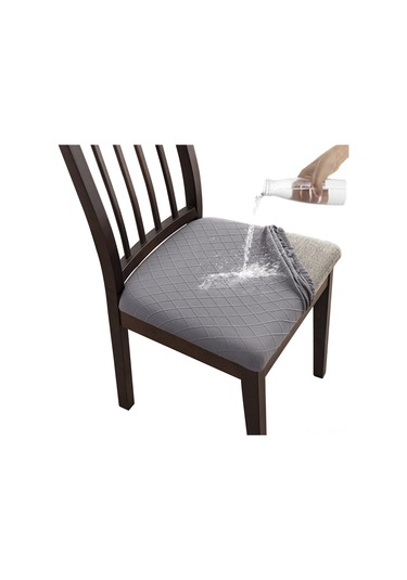 Yaozixa Ev Ve Restoran İçin Çok Amaçlı Mavi Rombus Desenli Sandalye Kılıfı - 36-48x36-48 Cm, Dayanıklı Jacquard Dokuma Pembe