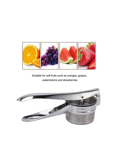 Wondernest Püresi Presi, Patates Paslanmaz Çelik Meyve El İle Lichen Arada Yf Gümüş