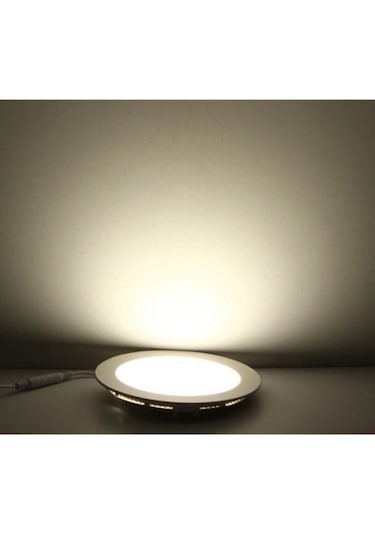 Ack 3w 4000k Ilık Beyaz Işık Sıva Altı Yuvarlak Led Panel Beyaz