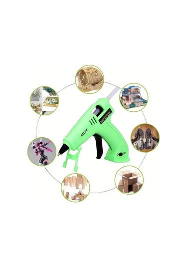 Honeybeeshop Kablosuz Sıcak Tutkal Tabancası Sarı Usb Şarj Edilebilir 30 Çubuk Plastik Tasarım Dıy El Sanatları