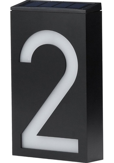 S6012-2 Güneş Ev Numarası Işığı Evler Için Led Aydınlatmalı Diğer