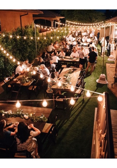 10 Metre 20 Duylu 9w Led Ampullü Zincir Bahçe Aydınlatma