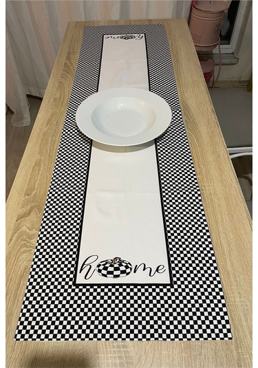 Balkabağı Desen Runner Ve Home Desen Runner 40 X 140 Ikili Paket Renkli