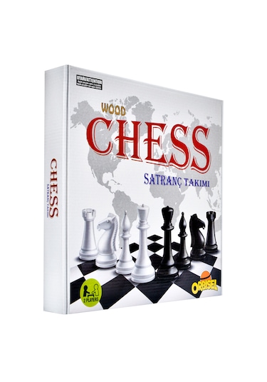 Orbisel Satranç Takımı 30x30 Ahşap Tablalı