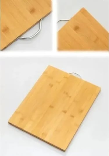 Metal Saplı Bambu Kesim Panosu Tdrtr