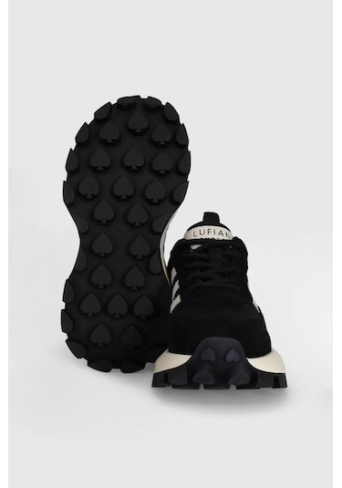 Lufıan Tatum Siyah Deri Kadın Sneaker 001