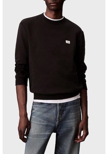 Calvin Klein Erkek Sweat Lv04rc273g Ub1 Siyah Siyah