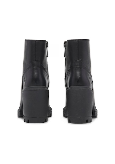 Timberland Tb0a26wa Allington Heights Mid Zip Up Boot Siyah Kadın Bot Siyah