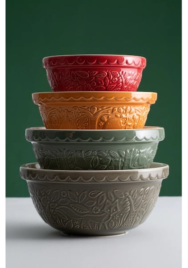 Mason Cash In The Forest Gri 29cm Fox Mixing Bowl Karıştırma Kasesi