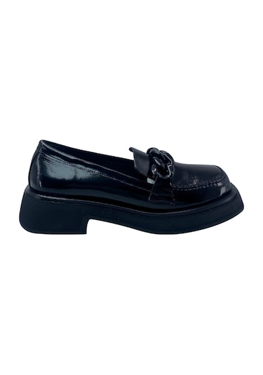 Albini 2610556r Hakiki Rugan Deri Loafer Ayakkabı Siyah