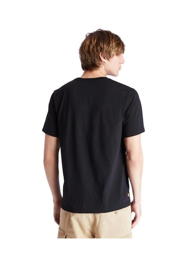 Timberland Ss Kennebec River Tree Logo Tee  Siyah T-shirt Siyah