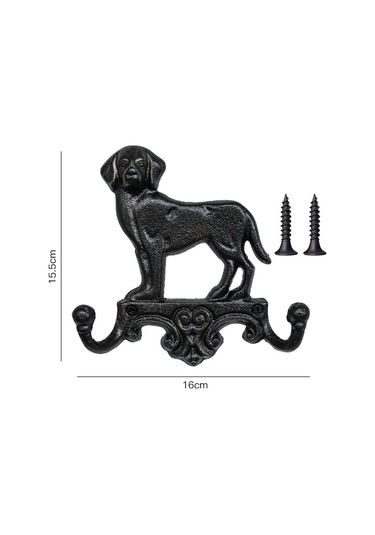 Suntek Dökme Demir Duvar Kanca Dekorasyon Antika Retro Köpek