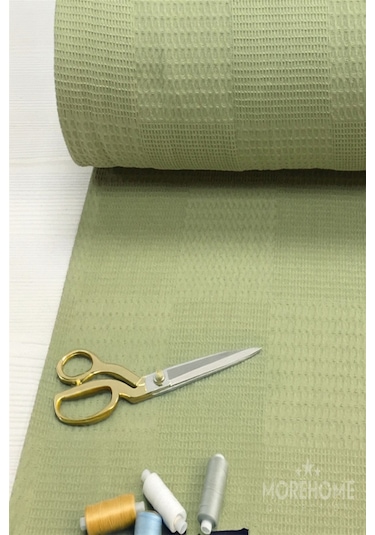 More Home Dama Desenli Tek Kişilik % 100 Pamuklu Pike 175x240 Y