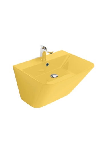 Paluci Vella Matt Hardal Sarısı Monoblock Lavabo