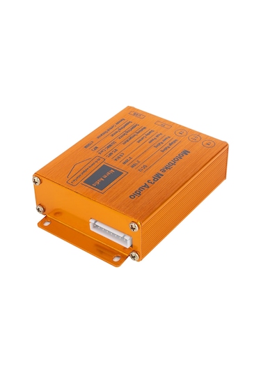 Symbee Motosiklet Mp3 Çalar Fm Radyo + Güvenlik Alarm Sistemi Kablosuz Kumanda Siyah 12v