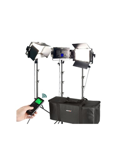 Viltrox VL-40T Renk Ayarlı Profesyonel LED Işık 3'lü Set
