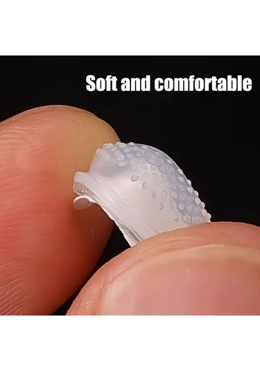 Willowhaven Dropet Siyah Yumuşak Görünmez Kaymaz Burun Pedleri 10 Çift