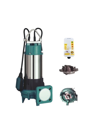 Kaysu Cut1500 T Bıçaklı,öğütücülü Dalgıç Su Pompası Trifaze Panolu