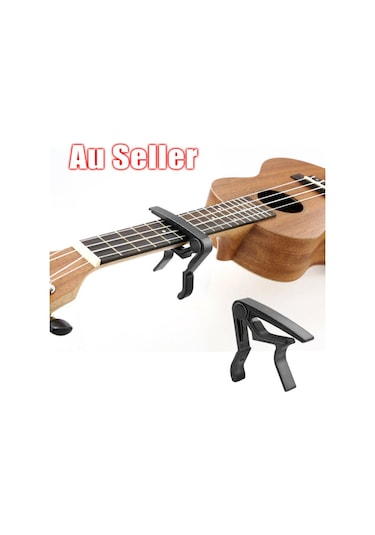 Siyah Alüminyum Gövde Ukulele Kaposu-Ukulele Kelepçesi