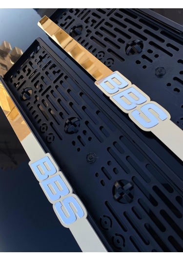 Bbs Plakalık 2'li Oto Araba Aksesuar 2 Adet Plakalık Universal