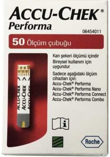Accu-Chek Performa Nano Strip Şeker Ölçüm Çubuğu 50'li