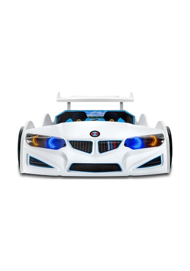 Aktürk Mobilya Araba Yatak Arabalı Karyola Gt-1 Eco B 90001full