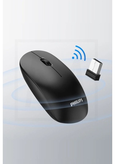 Spk7315 M315 Siyah Wireless Sessiz Click Kablosuz Mouse 1200dpi Diğer