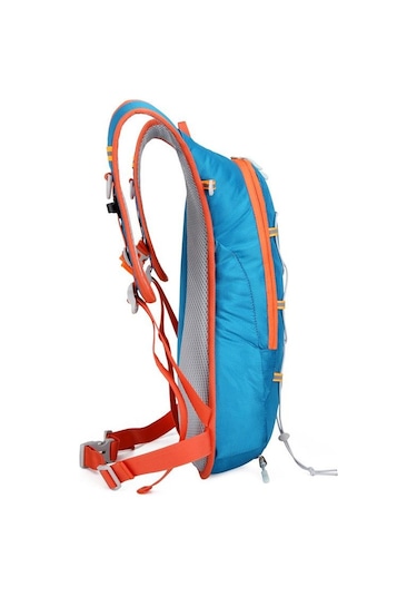 Yeşil Su Geçirmez Nefes Alabilir Yürüyüş Sırt Çantası Bisiklet Sırt Çantası Yansıtıcı Şeritli Unisex Yeşil